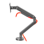 Suporte de Monitor Napofix DM2130G Full-Motion Single Monitor 13"-32" Cinzento - Image 5