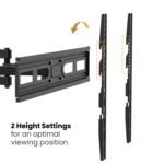 Suporte de Parede Ewent EW1526 Multidirecional TV Wall Mounting Bracket XL 37-80" - Image 3