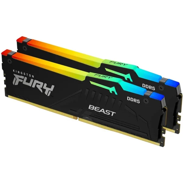 Memória RAM Kingston Technology FURY Beast RGB 32GB 2 x 16 GB DDR5 5600 MHz