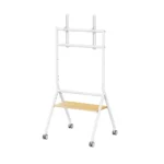 Suporte Móvel de Chão Ewent EW1582 TV Heavy-Duty Stand 37" - 86" Branco - Image 2