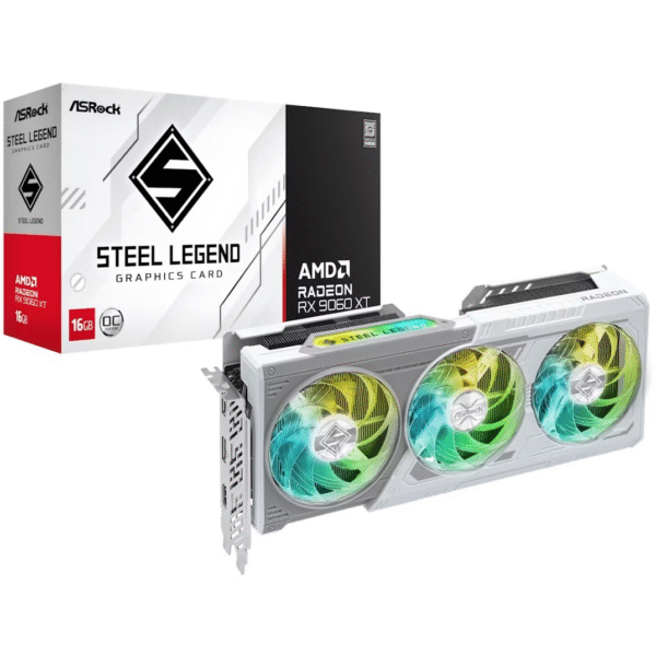 Placa Gráfica ASRock Radeon RX 9060 XT Steel Legend OC 16GB GDDR6