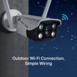 Câmara de Segurança de Rede TP-Link VIGI C340-W 4mm 4MP Full-Color Wi-Fi Outdoor Bullet QHD 1440p IP66 - Image 2