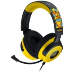 Headphones Razer Kraken V4 X Pokémon Kanto Starters Edition USB Amarelo