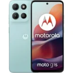 Smartphone Motorola Moto G15 8GB 512GB 6.72" Azul Claro Couro