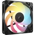 Pack 3x Ventoinhas de Fluxo Invertido Corsair RS120-R ARGB 120mm PWM Pretas - Image 2
