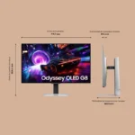 Monitor Samsung Odyssey OLED G8 32" QD-OLED UltraHD 4K 240Hz 0.03ms FreeSync Premium Pro - Image 2