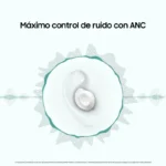 Auriculares Bluetooth Brancos com Cancelamento Ativo de Ruido Samsung Galaxy Buds FE - Image 3