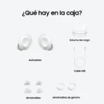 Auriculares Bluetooth Brancos com Cancelamento Ativo de Ruido Samsung Galaxy Buds FE - Image 2
