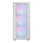 Caixa ATX Mars Gaming MC-GEO FRGB Tempered Glass Branca - Image 2