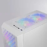 Caixa ATX Mars Gaming MC-GEO FRGB Tempered Glass Branca - Image 5