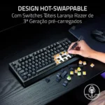 Teclado Mecânico Razer BlackWidow V4 TKL HyperSpeed RGB US Tactile Preto - Image 4