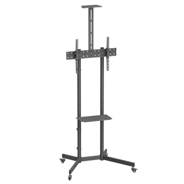 Suporte de Televisão de Chão Ewent EW1581 37"-70" TV com Prateleira Preto