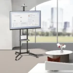 Suporte de Televisão de Chão Ewent EW1581 37"-70" TV com Prateleira Preto - Image 3
