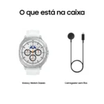 Smartwatch Samsung Galaxy Watch 8 Classic 46mm GPS Branco - Image 3