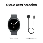 Smartwatch Samsung Galaxy Watch 8 40mm GPS + LTE Grafite - Image 7