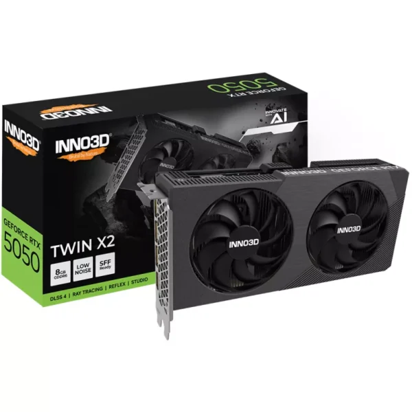 Placa Gráfica INNO3D RTX 5050 TWIN X2 8GB GDDR6