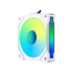 Ventoinha Lian Li UNI FAN SL120 Infinity RGB Reverse Blade PWM Branca 120mm (Pack 3) - Image 4