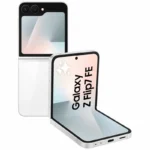 Smartphone Samsung Galaxy Z Flip7 FE 8GB 256GB Branco dobrável com Galaxy AI