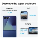 Smartphone Samsung Galaxy Z Flip7 6.9" 12GB 256GB Dual SIM Azul Escuro - Image 2