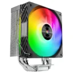Air Cooler CPU Mars Gaming MCPU-X4ARGB TDP 220W com 4x Heatpipes HCT e Ventoinha PWM ARGB 120mm Preto