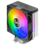 Air Cooler CPU Mars Gaming MCPU-X4ARGB TDP 220W com 4x Heatpipes HCT e Ventoinha PWM ARGB 120mm Preto - Image 4