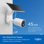 Câmara de Segurança TP-Link Tapo TC85 2K 4MP Outdoor IP66 Security Wi-Fi com Bateria + Painel Solar Tapo A201 - Image 4