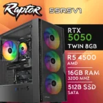 PC Gaming RAPTOR-55R5V1 - R5 4500 | RTX5050 8GB | 16GB | SSD 512