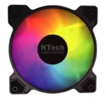 Ventoinha NTECH ARGB LED Centro 120MM 3PIN 5V + PWM Aura Sync Reverse