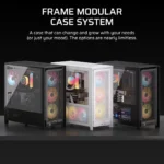Caixa Extended-ATX Corsair Frame 5000D RS ARGB High-Airflow Tempered Glass Branca - Image 5