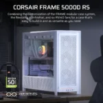 Caixa Extended-ATX Corsair Frame 5000D RS High-Airflow Tempered Glass Branca - Image 8