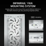 Caixa Extended-ATX Corsair Frame 5000D RS High-Airflow Tempered Glass Branca - Image 6