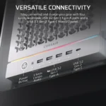 Caixa Extended-ATX Corsair Frame 5000D RS High-Airflow Tempered Glass Branca - Image 2