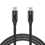 Cabo Thunderbolt 20GBPS PD 100W (20V 5A) Carregamento de alta velocidade 4K@60Hz USB-C USB-C 2M