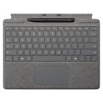 Capa Teclado Microsoft Surface Pro Signature X Platina + Slim Pen 2