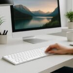 Teclado Offy Pixie Wireless RF 2.4GHz + Bluetooth 5.1 Multi-Device PT Branco - Image 7