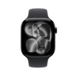 Apple Watch Series 11 GPS + Cellular 46mm Alumínio Preto Brilhante c/ Bracelete Desportiva Preta - M/L