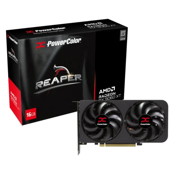 Placa Gráfica Powercolor AMD Radeon RX 9060 XT "RDNA 4" Reaper 16GB GDDR6