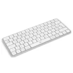 Teclado Offy Pixie Mini Wireless RF 2.4GHz + Bluetooth 5.1 Multi-Device PT Branco - Image 5