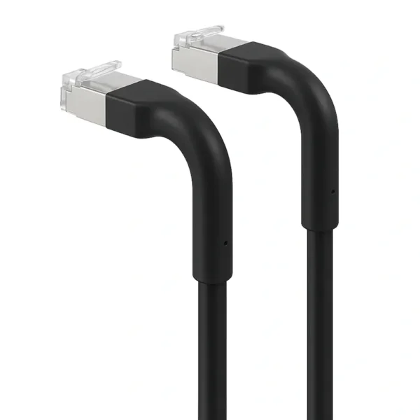 Cabo de Rede Ewent IM1319 CAT.6a U/FTP Slim Flexível 100% Cobre 2m Preto