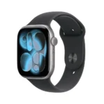 Apple Watch Series 11 GPS 46mm Alumínio Cinzento Sideral c/ Bracelete Desportiva Preta - S/M