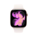 Apple Watch Series 11 GPS 46mm Alumínio Rosa-dourado c/ Bracelete Desportiva Rosa Leve - S/M - Image 2