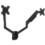 Suporte de parede para 2 monitores TooQ LP1434TNR-B/ Giratório/ Inclinável/ Rotativo/ até 10kg