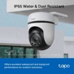 Câmara de Segurança TP-Link Tapo TC41 Pan/Tilt 2K 3MP Outdoor IP65 Security Wi-Fi - Image 4