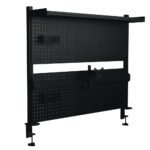 Painel Organizador de Secretária Offy Roxy c/ Suporte para Monitor Preto