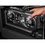 Suporte para Placas Gráficas com Base Magnética, Mars Gaming MCA-GCV 3 Slots e 2x Brackets Pci Branco - Image 2