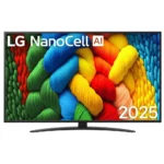 Televisão Smart TV LG Série NANO81 (2025) 43" NanoCell AI 4K UHD 60Hz