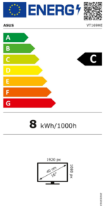 Monitor Asus 15.6" VT169HE IPS FHD 16:9 60Hz Touch (5ms) - Image 5