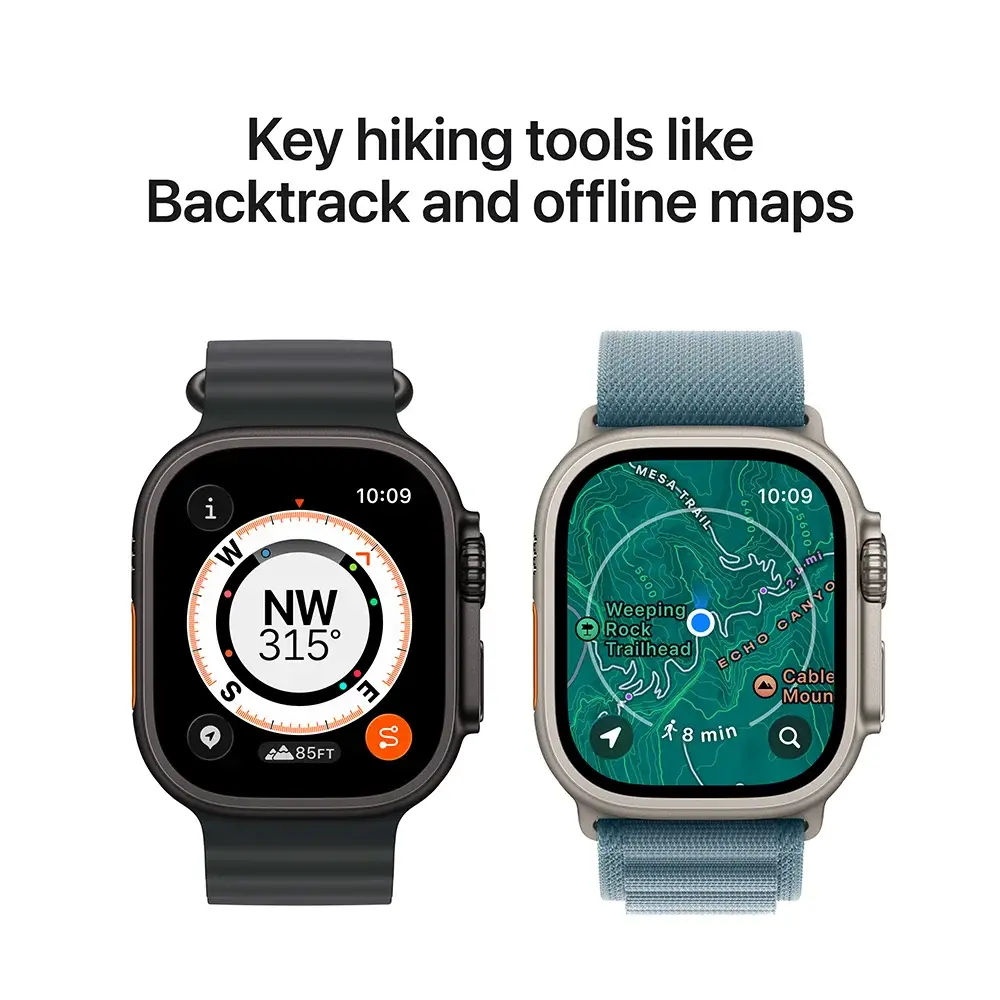 Apple Watch Ultra 3 GPS + Cellular 49mm Titânio Preto c/ Bracelete Loop Alpine Preta - M - Image 5