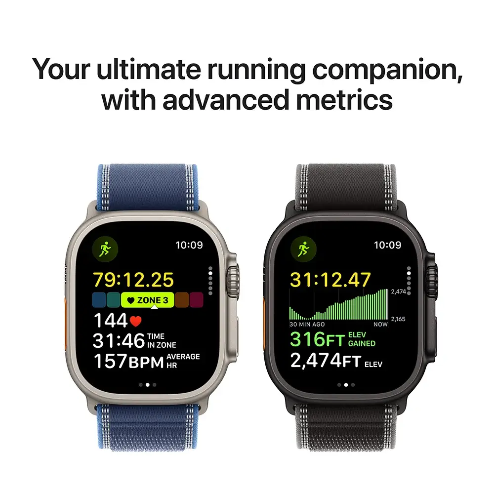 Apple Watch Ultra 3 GPS + Cellular 49mm Titânio Preto c/ Bracelete Loop Alpine Preta - M - Image 6