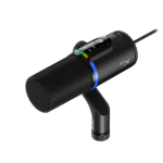 Microfone dinâmico HyperX FlipCast USB/XLR Preto